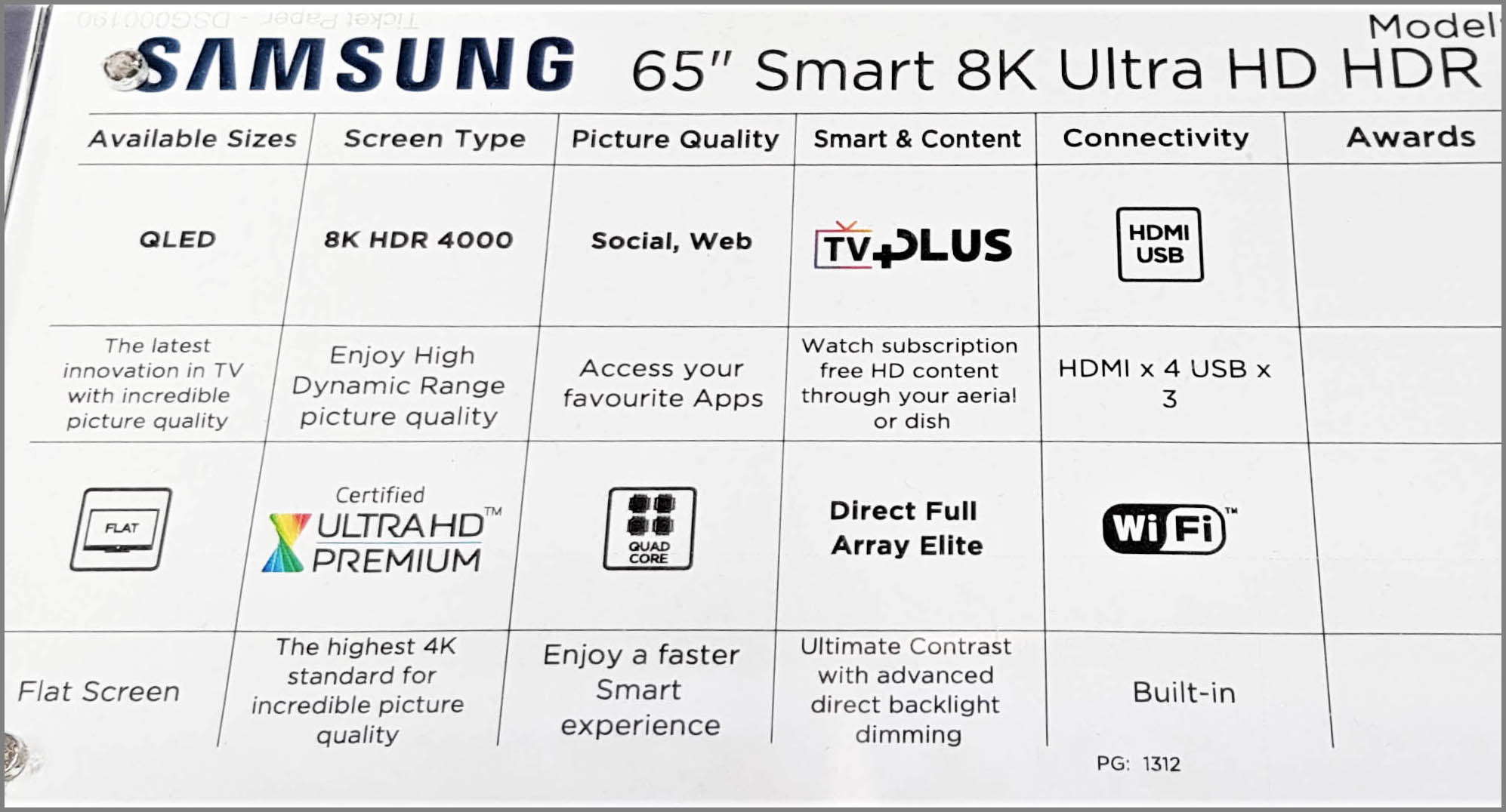 Samsung’s 8K QLED Television 65 75 85 specifications video