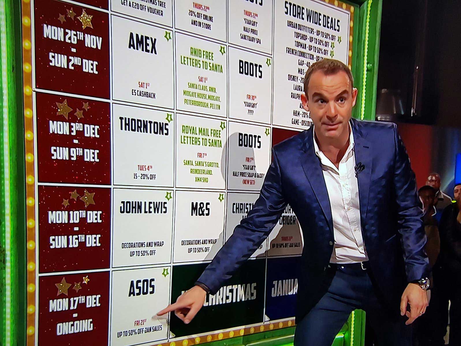 Money Saving Christmas Deals revealed by Expert Martin Lewis Show 2018