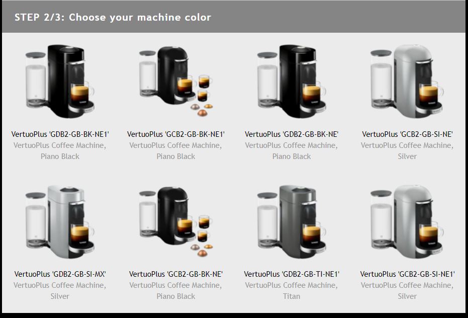 Nespresso VertuoPlus Coffee Machine by Magimix Free Capsules