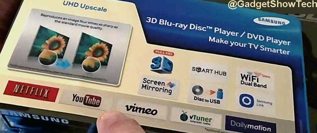 Samsung Smart 4K 3D Blu-ray/DVD Player