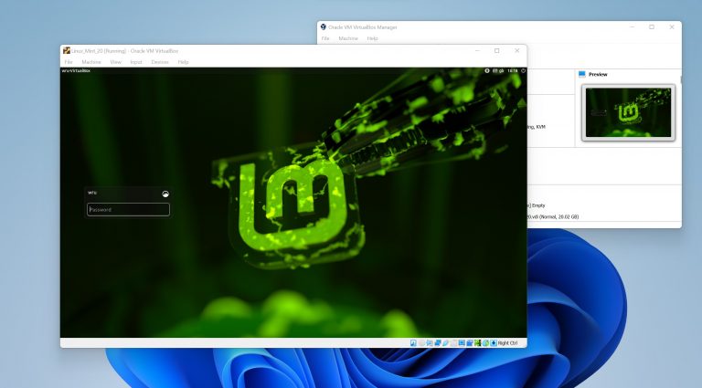 How to Install Linux in Windows 11 using a Virtualbox